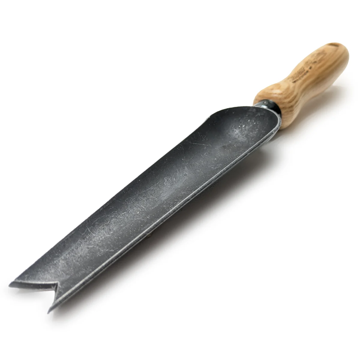 Weed trowel ash handle
