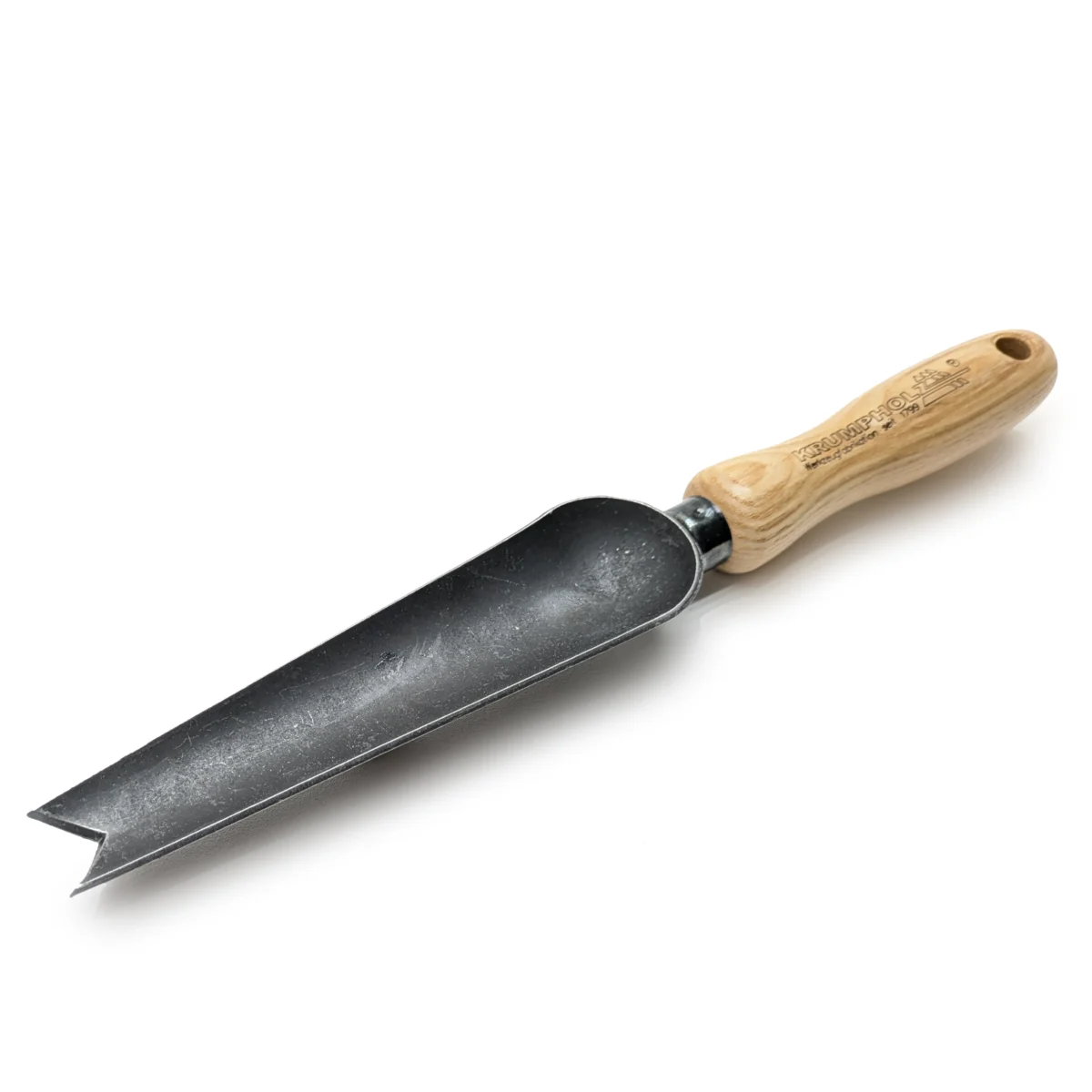 Weed trowel ash handle
