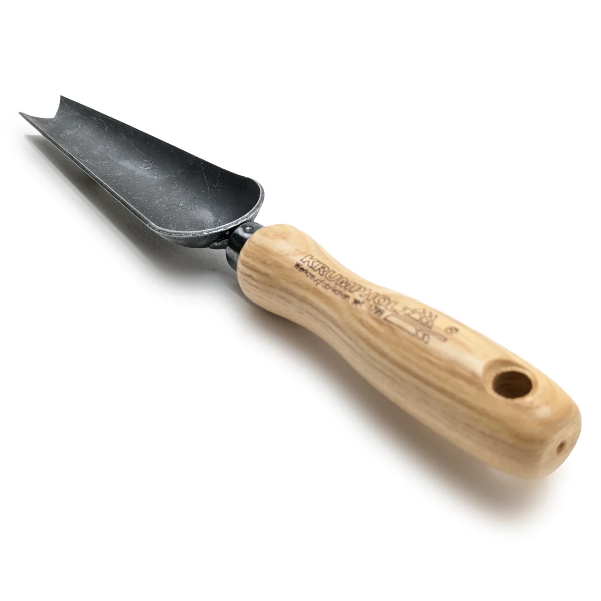 Weed trowel ash handle