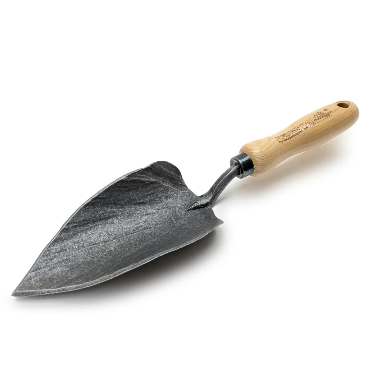 Hand-forged planting shovel