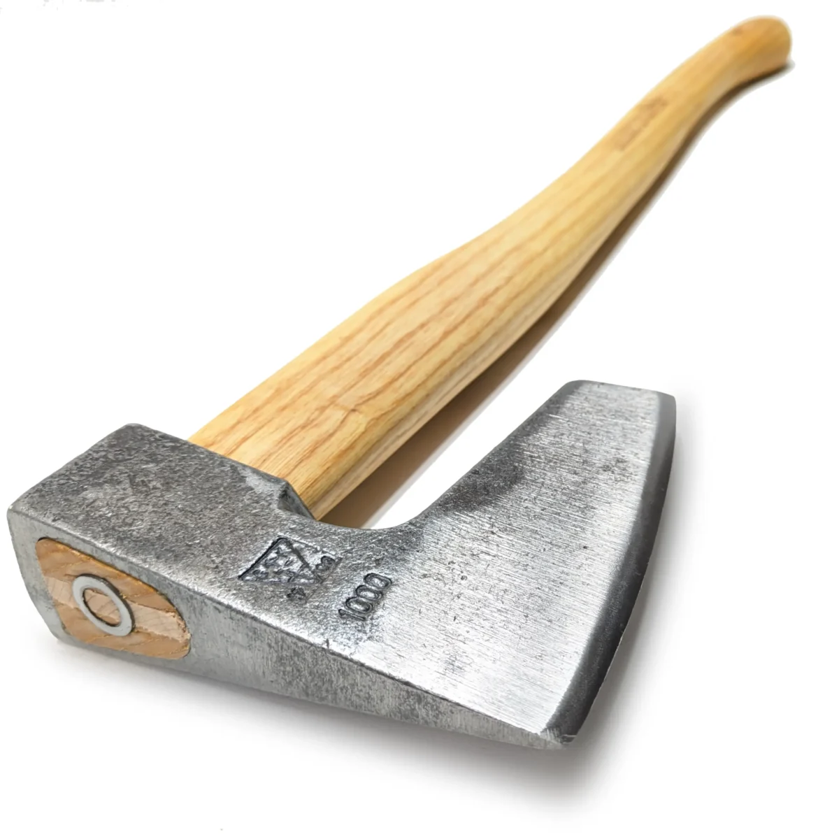 geschmiedete Axt Wikingeraxt 1 kg Eschenstiel