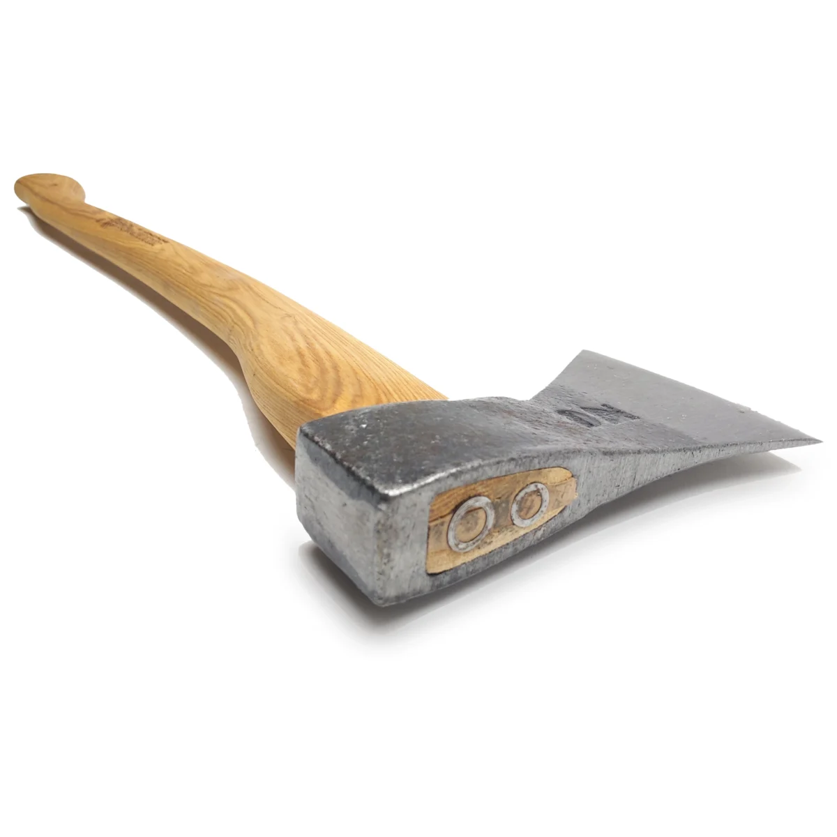 Forged axe for felling trees, 1 kg hickory handle