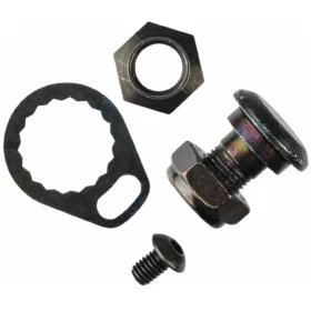 Original Löwe - bolt, 2 x nuts, anti-rotation lock and screw - no. 11.005