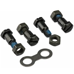 Original Löwe handle mounting: 4 x bolts and nuts + double washer - No. 11.006