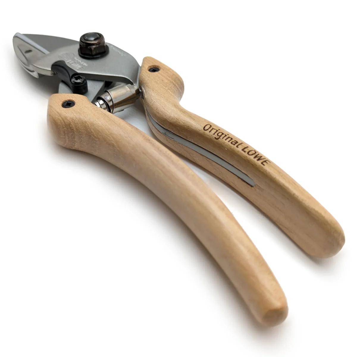 Garden shears Wooden handles Hickory inward curved handle