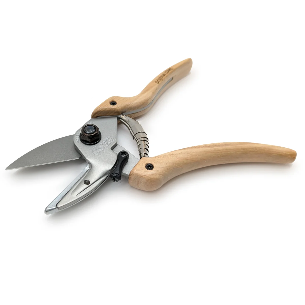 Garden shears Wooden handles Hickory inward curved handle