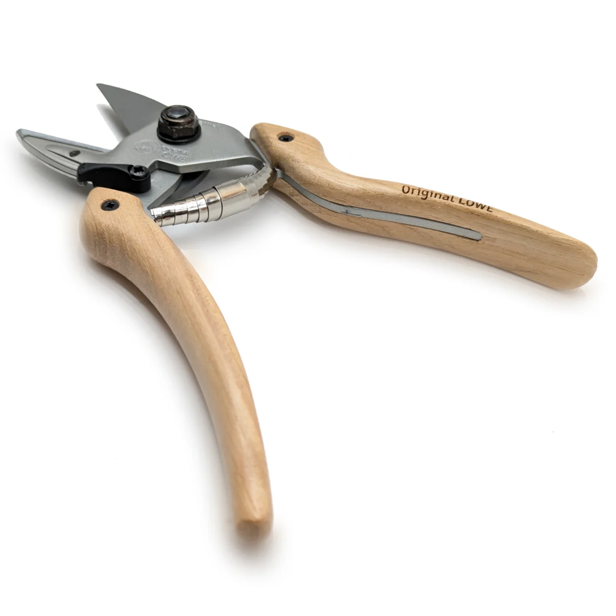 Garden shears Wooden handles Hickory inward curved handle