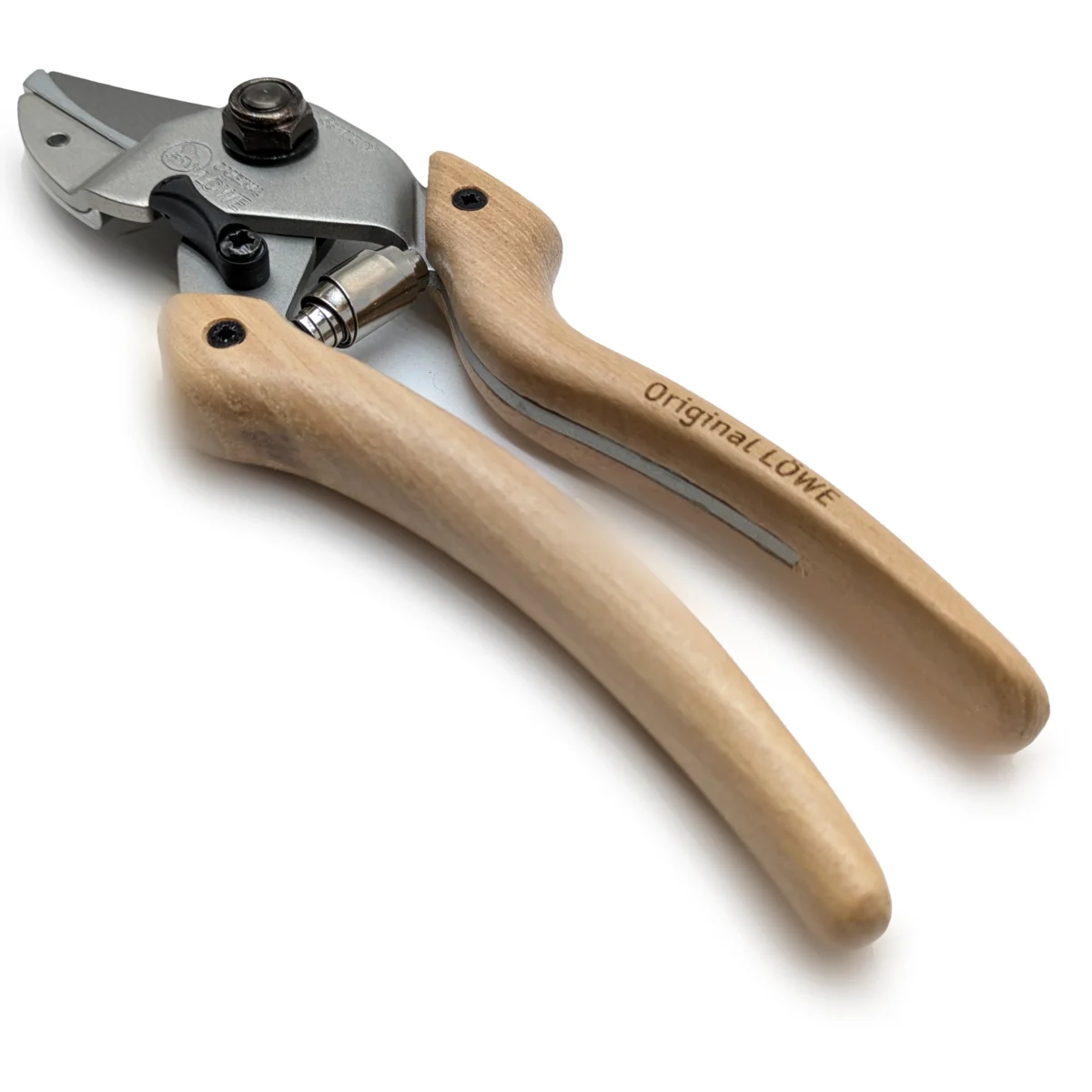 Garden shears Wooden handles Hickory inward curved handle