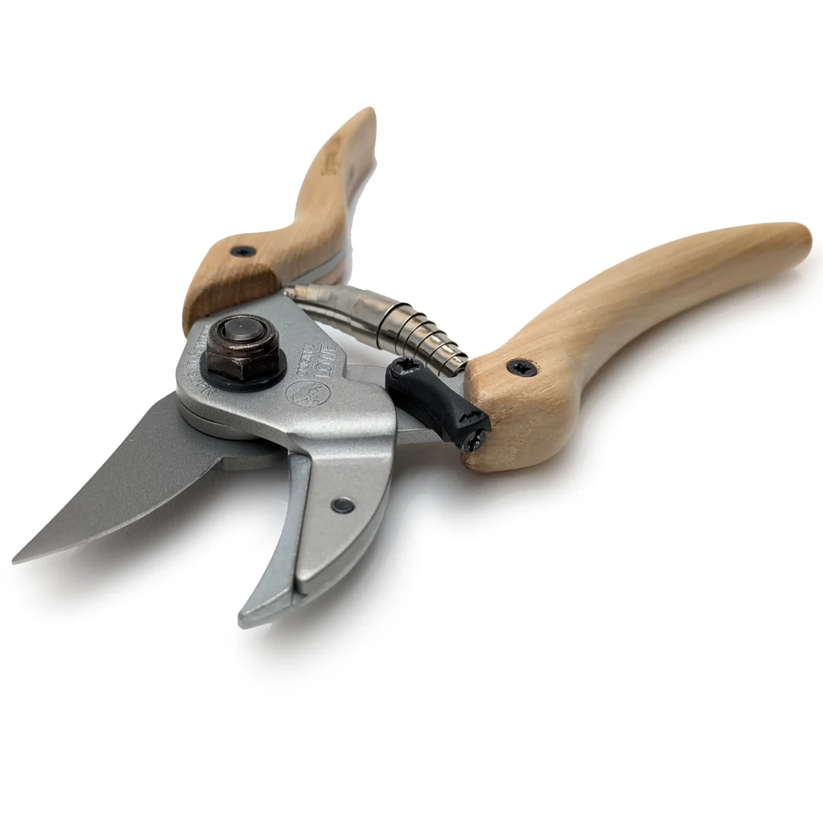 Garden shears Wooden handles Hickory inward curved handle