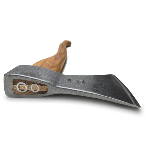 Forged felling axe 1400 gram head weight 80 cm hickory handle